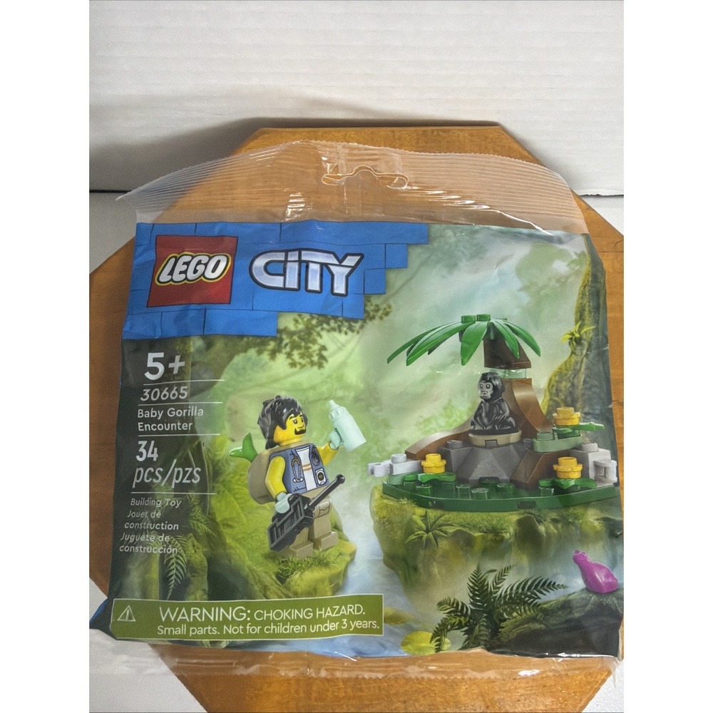 Lego City Baby Gorilla Encounter 30665 Poly Bag Retired New Factory‎ Sealed 2024